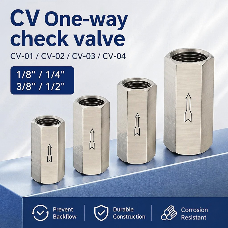 Compression Fitting Brass - 스테인리스 스틸 암나사 체크 밸브 CV