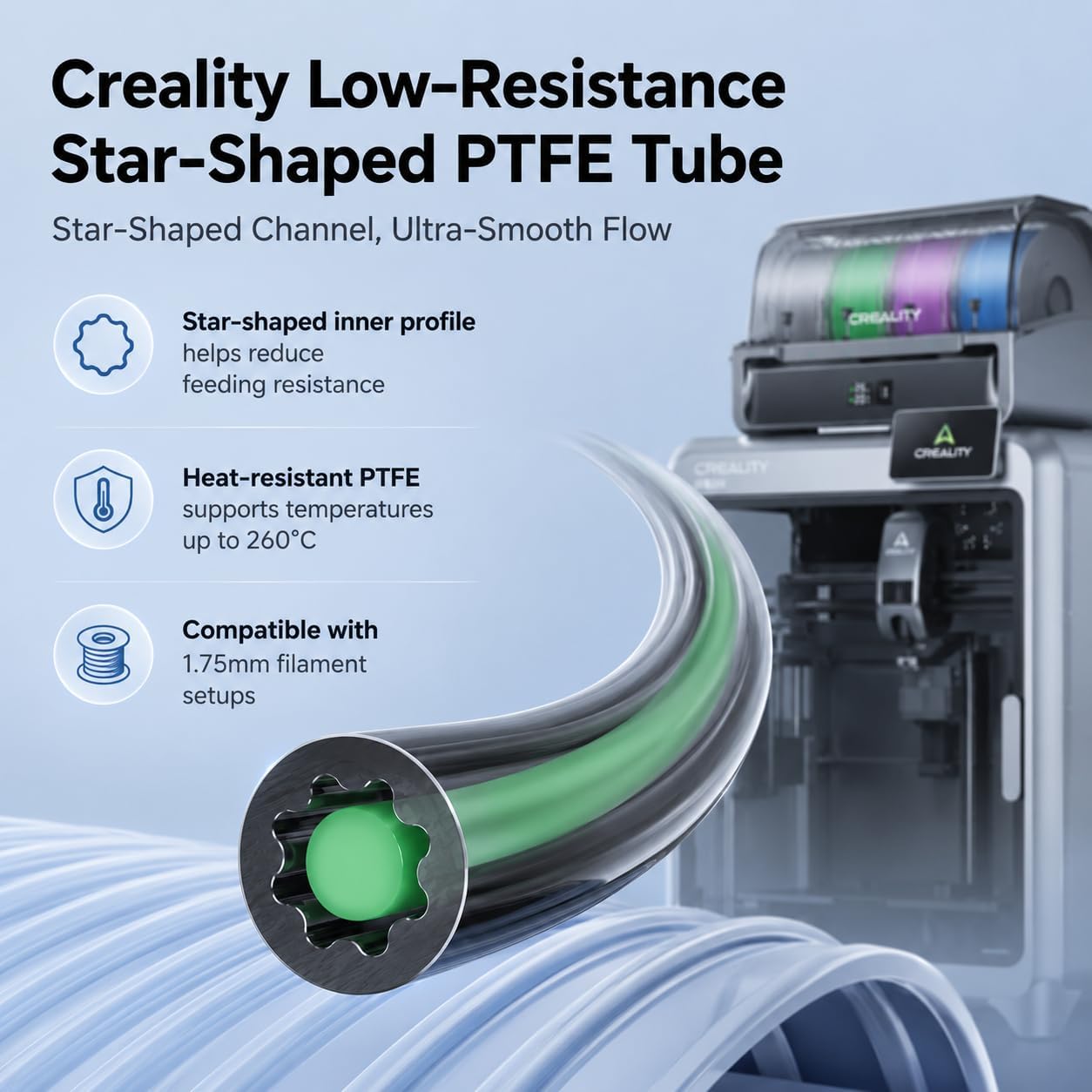 크리에이티 공식 PTFE 튜브, 낮은 마찰 계수, 별  - Ptfe Tape Thread 리뷰 및 가격