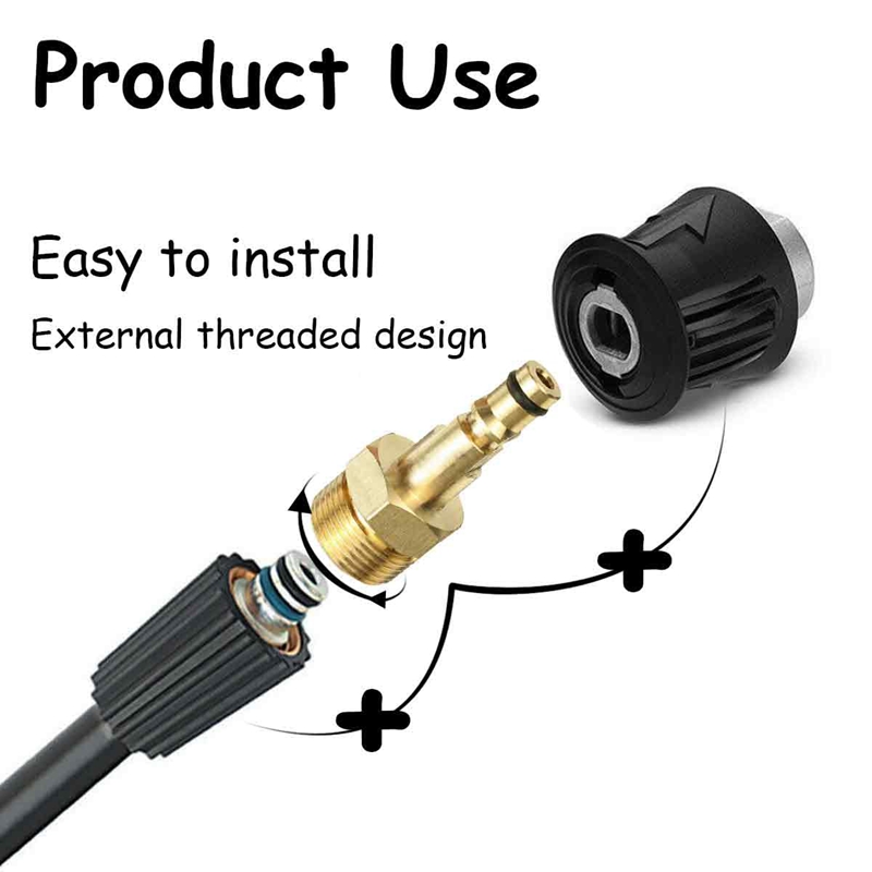 고압 와셔 어댑터 M22 호스 피팅, 와셔 호스 펌프  - Compression Fitting Brass 리뷰 및 가격