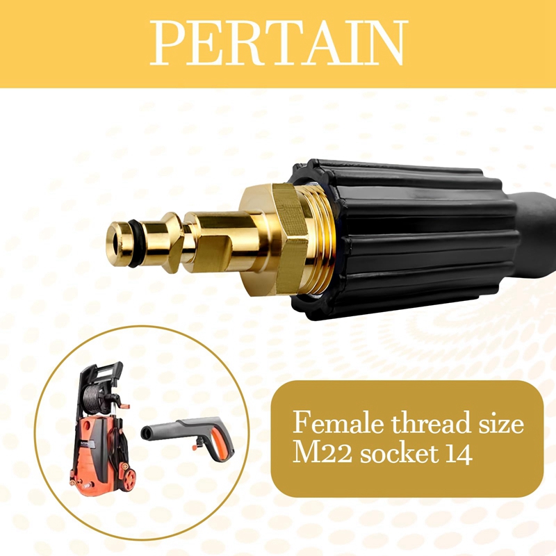 고압 와셔 어댑터 M22 호스 피팅, 와셔 호스 펌프  - Compression Fitting Brass 리뷰 및 가격